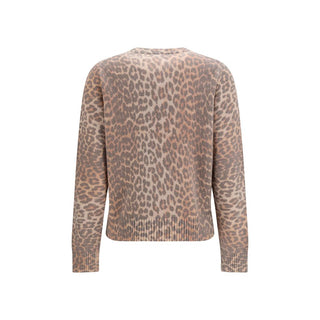 Ganni Beige Wool Oves Aries Sweatshirt