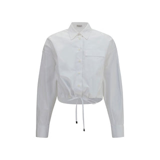 Brunello Cucinelli White Cotton Dress Shirt