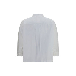 Brunello Cucinelli White Cotton Dress Shirt