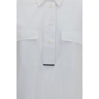 Brunello Cucinelli White Cotton Dress Shirt