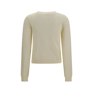 Ganni Beige Cotton Cardigan