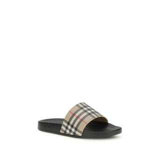 Burberry Black Rubber Slides