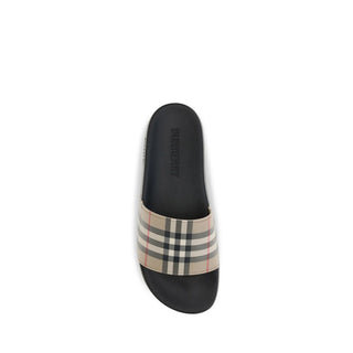 Burberry Black Rubber Slides