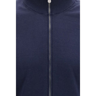 Brunello Cucinelli Blue Cotton Cardigan