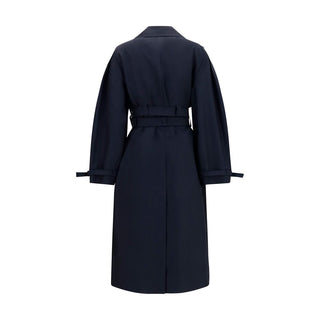 Ganni Black Cotton Coat