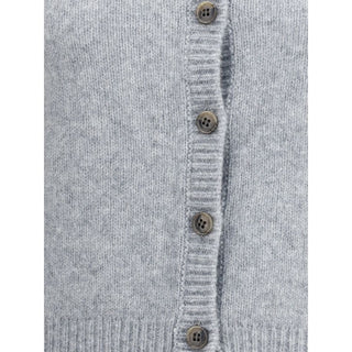 Lisa Yang Gray Cashmere Cardigan