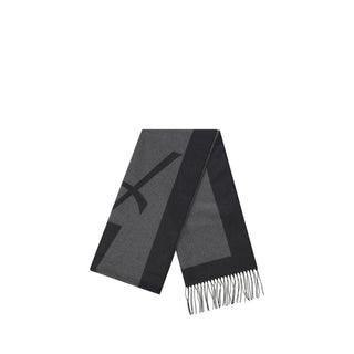 Saint Laurent Gray Silk Scarf