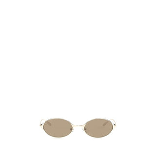 Alexander McQueen Gold Metal Sunglasses