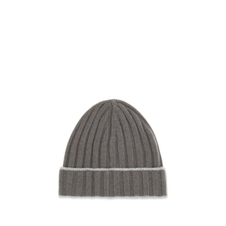 Brunello Cucinelli Bicolor Cashmere Beanie