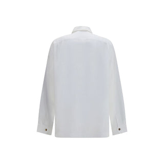 Brunello Cucinelli White Linen Shirt