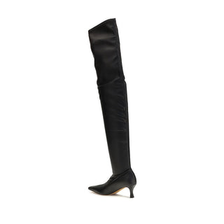 Proenza Schouler Black Polyurethane Over The Knee