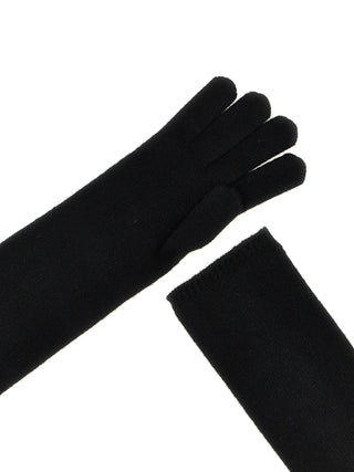 Max Mara Black Cashmere Gloves