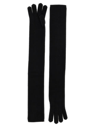 Max Mara Black Cashmere Gloves