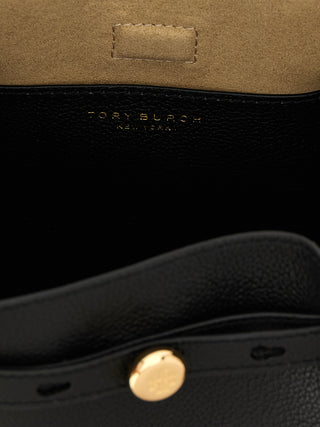 Tory Burch Black Cowhide Handbag