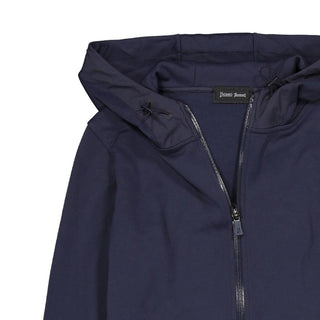 Herno Blue Cotton Sweatshirt