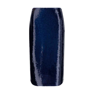 Tom Ford Blue Silk Midi Skirt