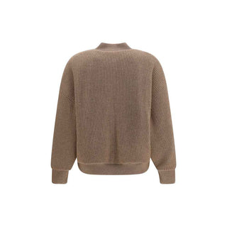 Brunello Cucinelli Beige Cashmere Bomber