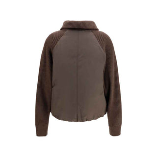 Brunello Cucinelli Brown Polyester Full-Length Jacket