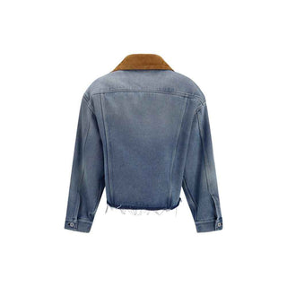 Miu Miu Blue Cotton Denim Jacket