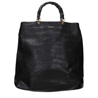 Jil Sander Black Leather Handbag