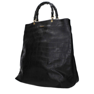 Jil Sander Black Leather Handbag