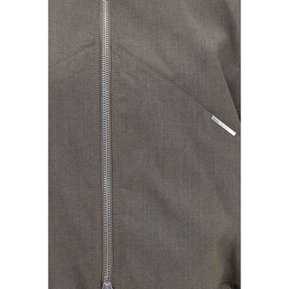 The Attico Brown Wool Oves Aries Bomber