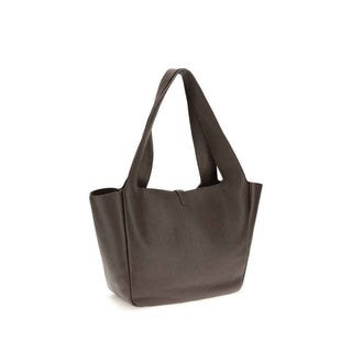 Saint Laurent Brown Calf Leather Bos Taurus Shoulder Bag