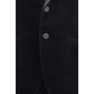 Ferragamo Black Cotton Tuxedo