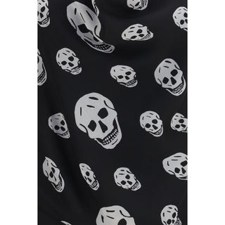 Alexander McQueen Black Silk Scarf