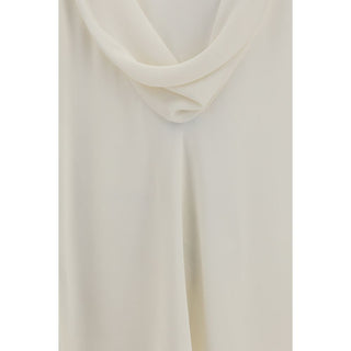 Brunello Cucinelli Beige Silk Blouse
