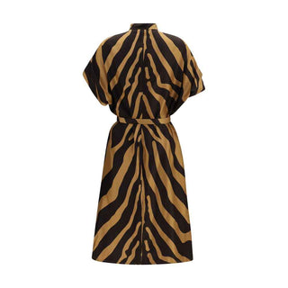 Ferragamo Multicolor Viscose Casual Dress