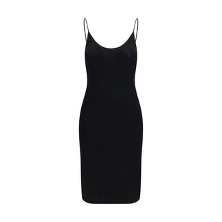 Saint Laurent Black Viscose Cocktail Dress