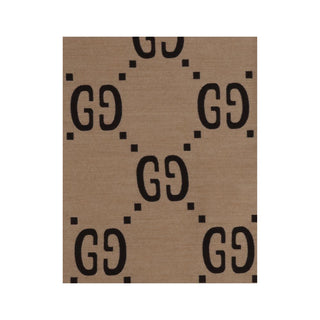 Gucci Brown Silk Scarf