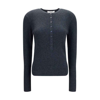 Lisa Yang Gray Cotton Sweatshirt
