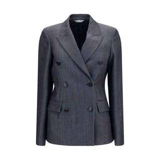 Balenciaga Gray Wool Oves Aries Blazer
