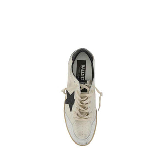 Golden Goose White Calf Leather Bos Taurus Low Top Sneakers