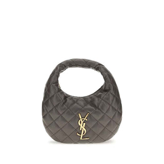 Saint Laurent Gray Lamb Ovis Aries Aries Shoulder Bag