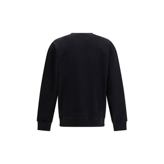 Balmain Black Cotton Sweatshirt