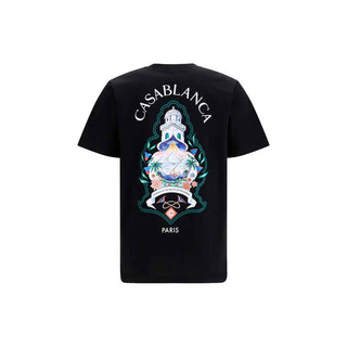 Casablanca Black Cotton T-Shirt