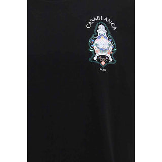 Casablanca Black Cotton T-Shirt