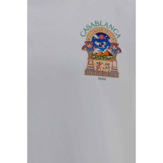 Casablanca White Cotton T-Shirt