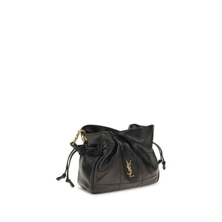Saint Laurent Black Lamb Ovis Aries Aries Shoulder Bag