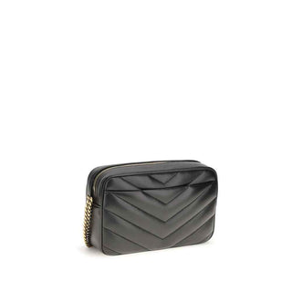Saint Laurent Black Lamb Ovis Aries Aries Shoulder Bag