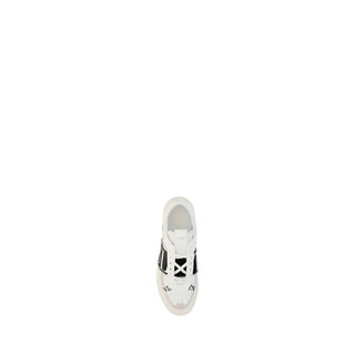 Valentino Garavani White Calf Leather Bos Taurus Athletic Sneakers