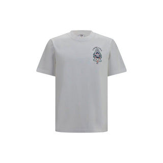 Casablanca White Cotton T-Shirt