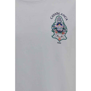 Casablanca White Cotton T-Shirt