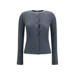 Burberry Gray Cashmere Cardigan
