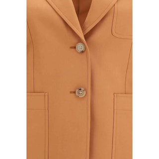 Chloé Orange Wool Oves Aries Blazer