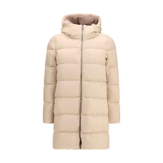 Herno Beige Polyester Full-Length Jacket