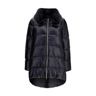 Herno Black Goose Down Full-Length Jacket